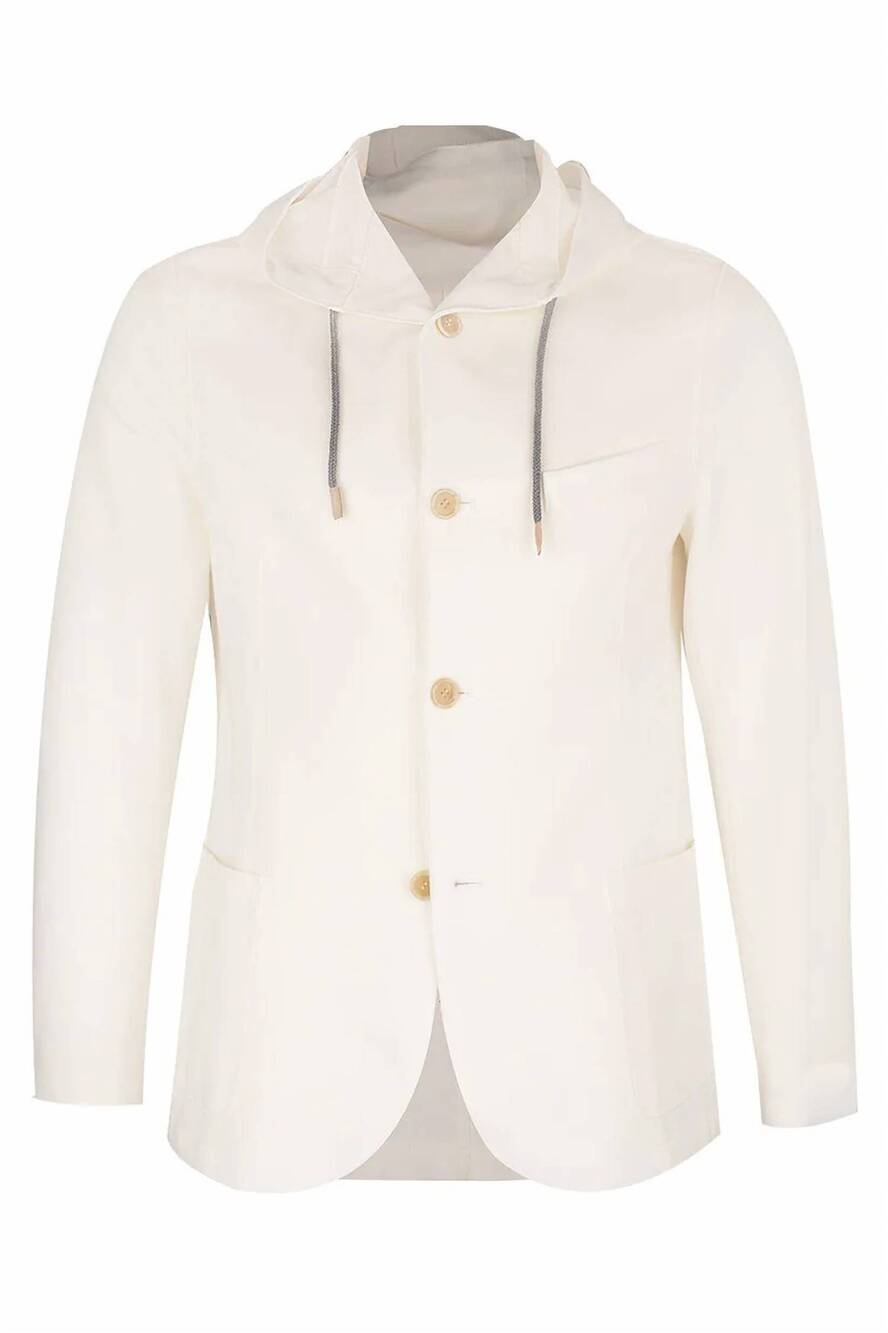 NEW ELEVENTY men's hooded jacket in white